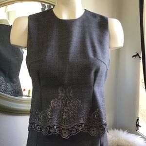 Batiste Gray Vest with Shimmer
